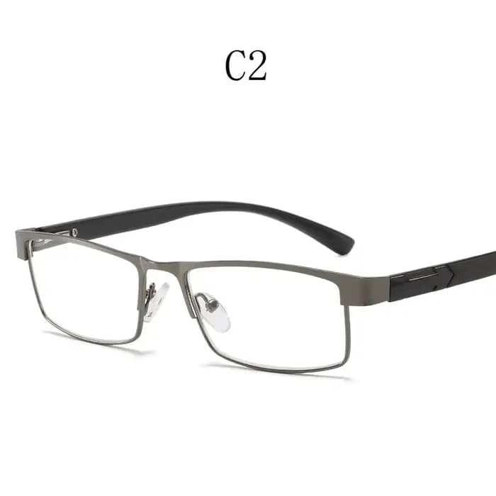 Rooftrellen monture métallique hommes lunettes de lecture Vintage affaires hypermétropie lunettes mâ