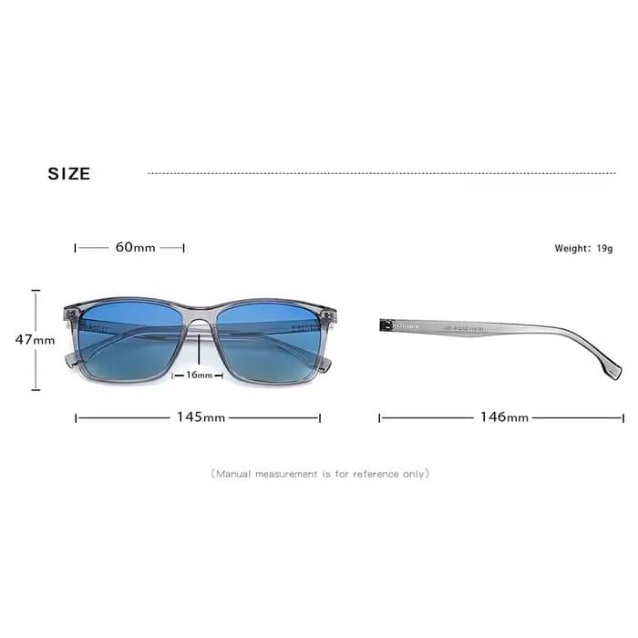 VEITHDIA – lunettes de soleil polarisées pour hommes, 2 pièces, lentille miroir photochromique UV400