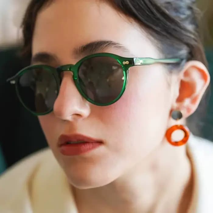Lunettes de soleil rondes rétro pour hommes et femmes