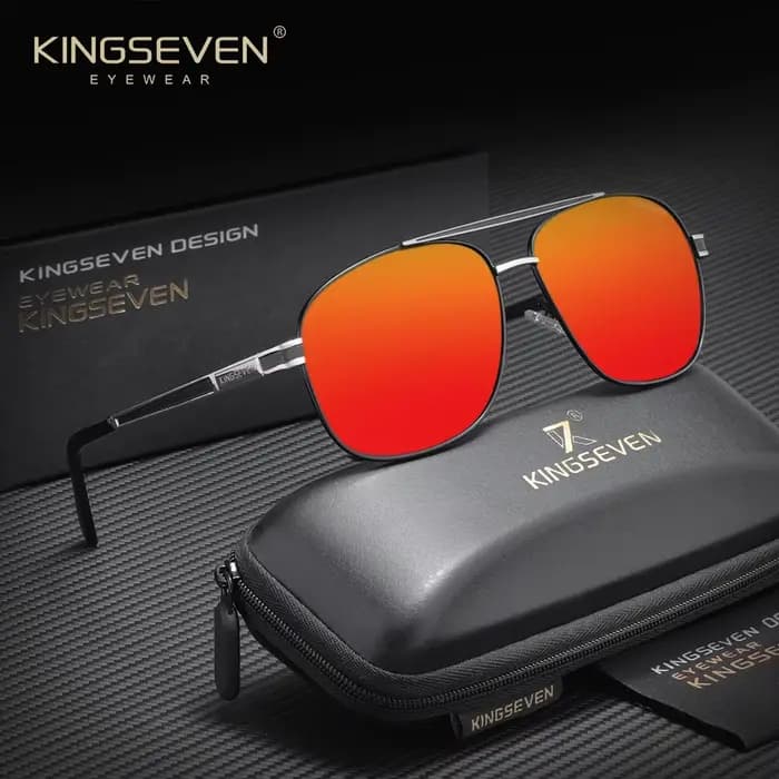 KINGSEVEN 2026 Lunettes de soleil polarisées tendance pour hommes et femmes, idéales pour la conduit