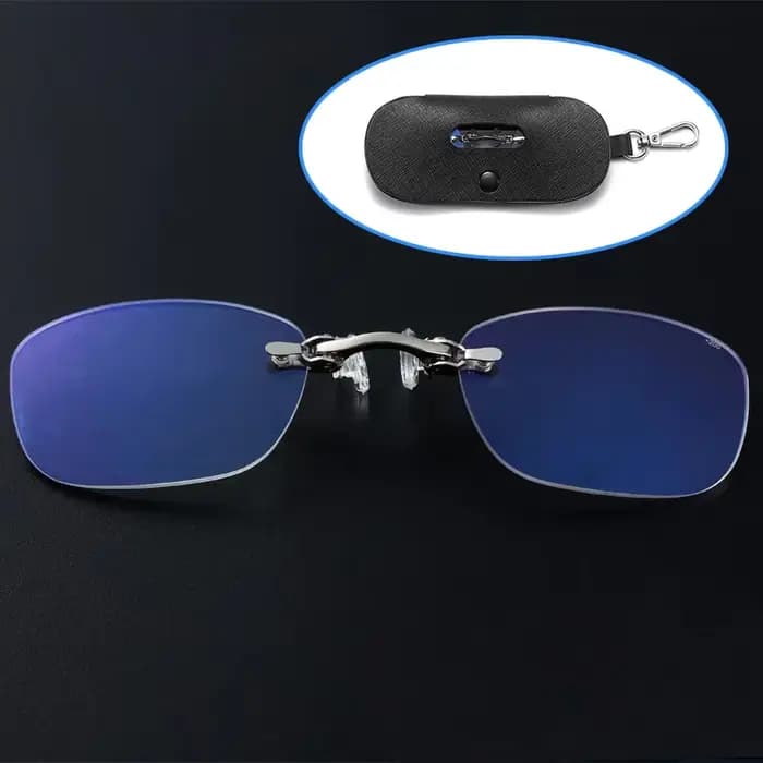 KAEDEK pince sur nez lunettes rondes sans monture matrice Morpheus