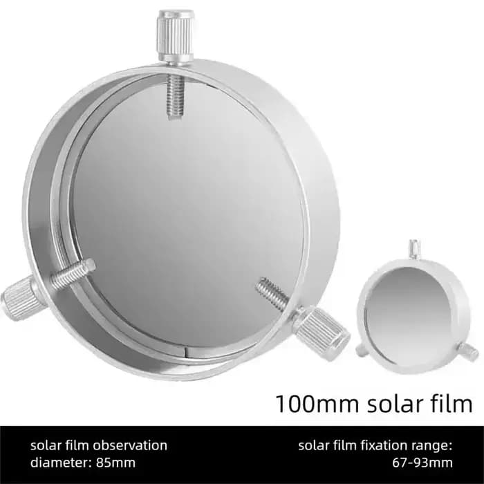 Filtre solaire Angeleyes pour l'observation des éclipses et des taches solaires
