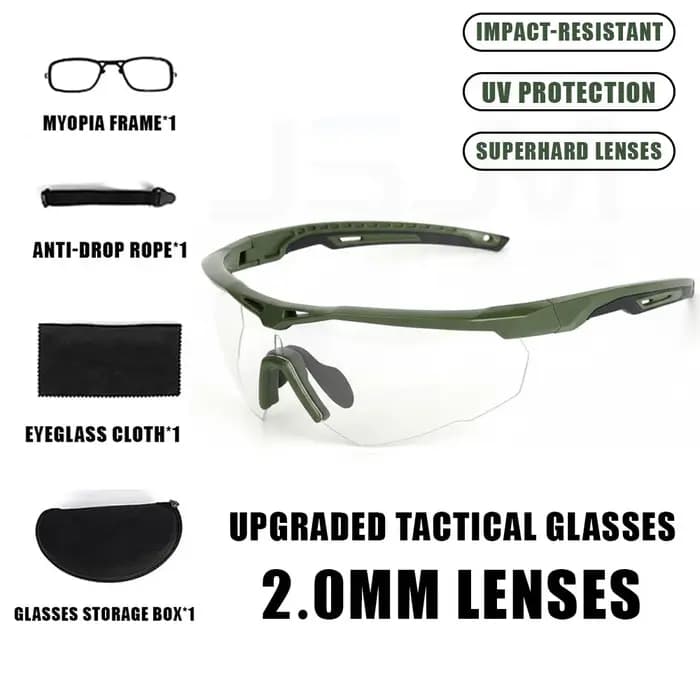 Nouvelles lunettes de tir tactiques professionnelles Sports de plein air coupe-vent anti-poussière sécurité militaire