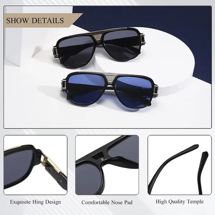 CRIXALIS – lunettes de soleil pilote classiques Vintage pour hommes et femmes