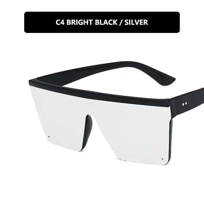 Lunettes de soleil Vintage à dessus plat pour hommes et femmes