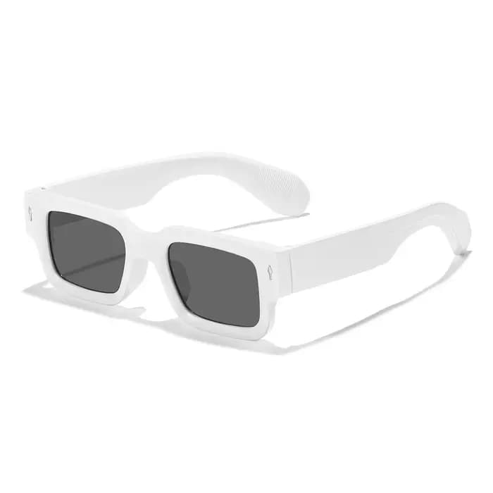 Lunettes de soleil carrées rétro unisexes