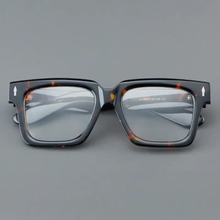 Monture de lunettes en acétate faite à la main pour hommes