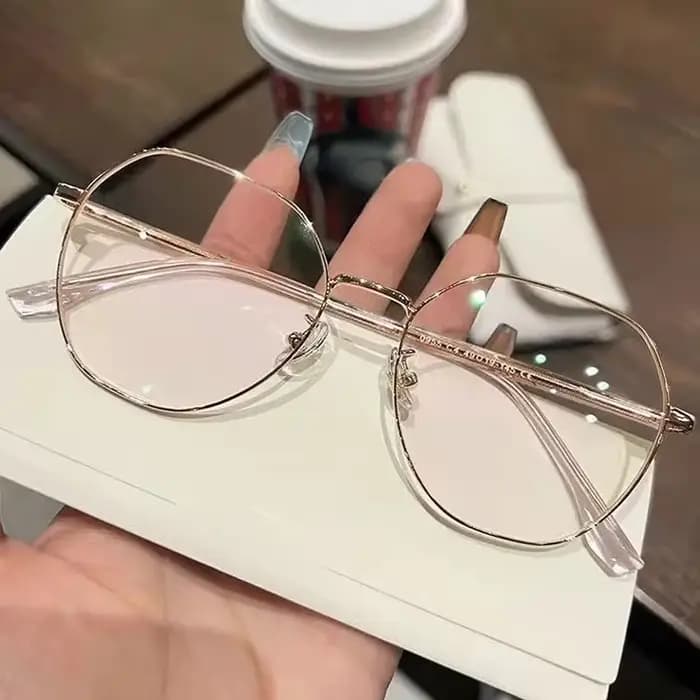 Lunettes de myopie de luxe classiques Vintage Anti-lumière bleue