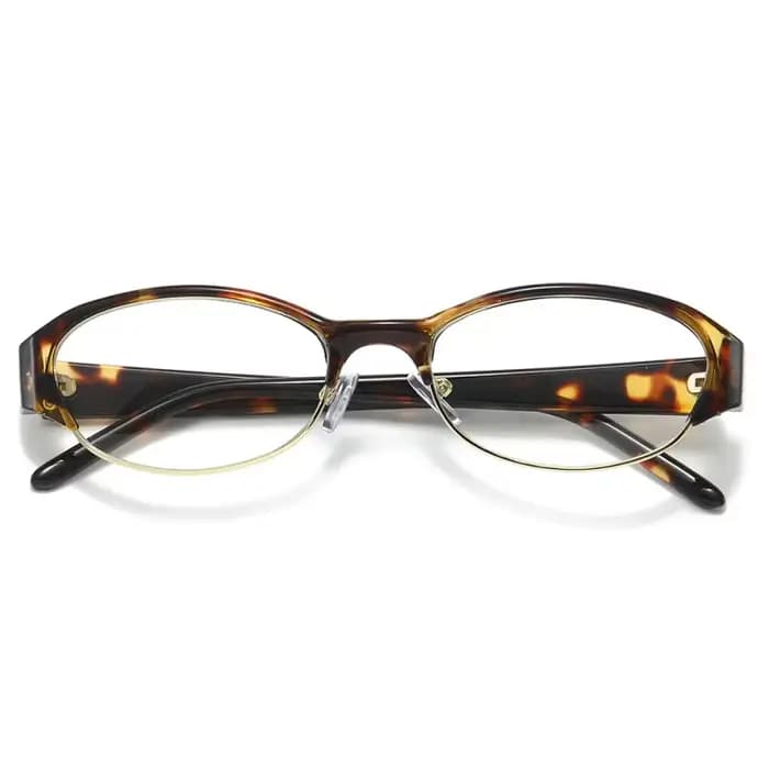 Nouvelles Lunettes Tendance 2026 Ovales Uniques Monture Myopie Rétro Verres Plats Unisexe Mode Anti-Lumière Bleue