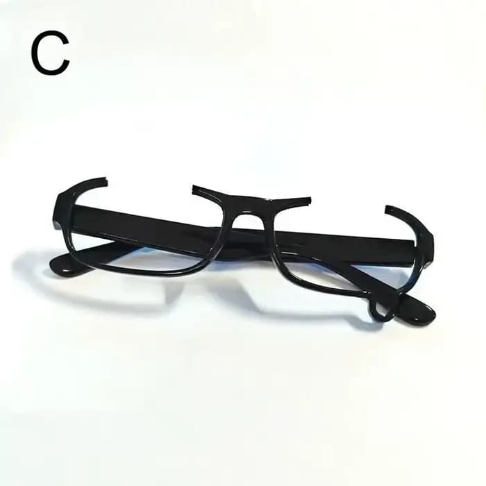 Lunettes de cosplay en forme de larme unisexe sans verres