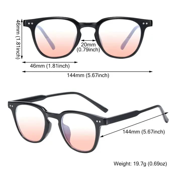 Lunettes de myopie transparentes pour femmes et hommes