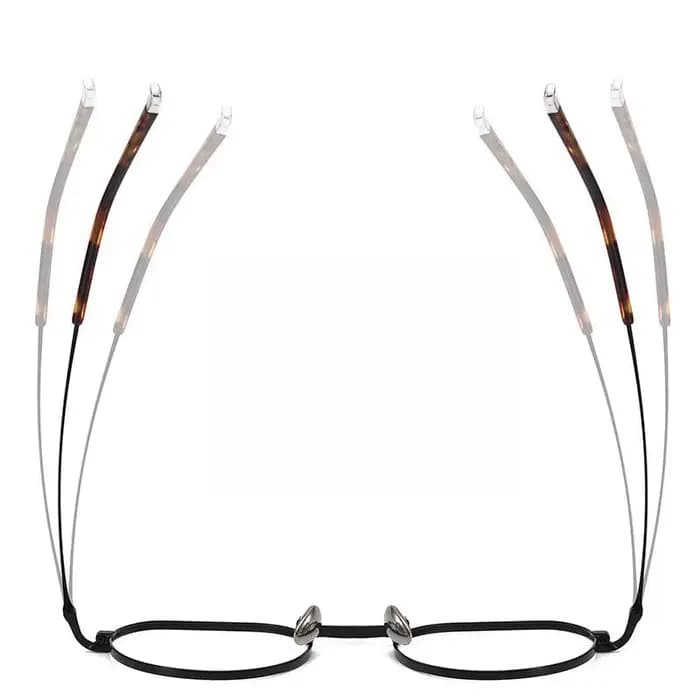 FIRADA lunettes confortables à la mode luxueux rond lunettes en titane montures de lunettes de vue p