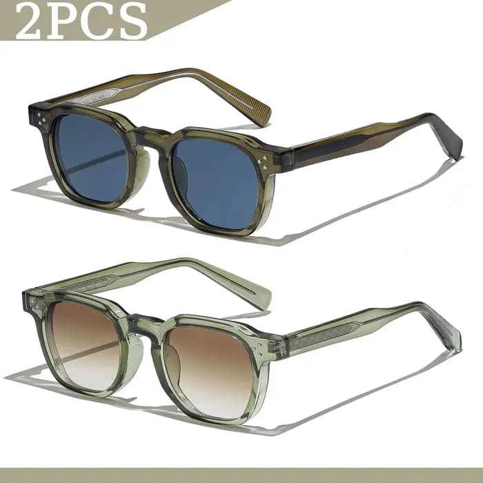 1/2/3 pièces en gros nouveau carré rétro lunettes De Soleil hommes mode Punk lunettes De Soleil femm