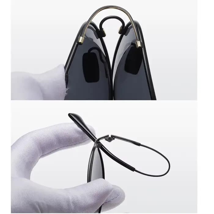 VCKA-Lunettes de soleil Pilot pour hommes et femmes, lunettes carrées classiques polarisées, lunette