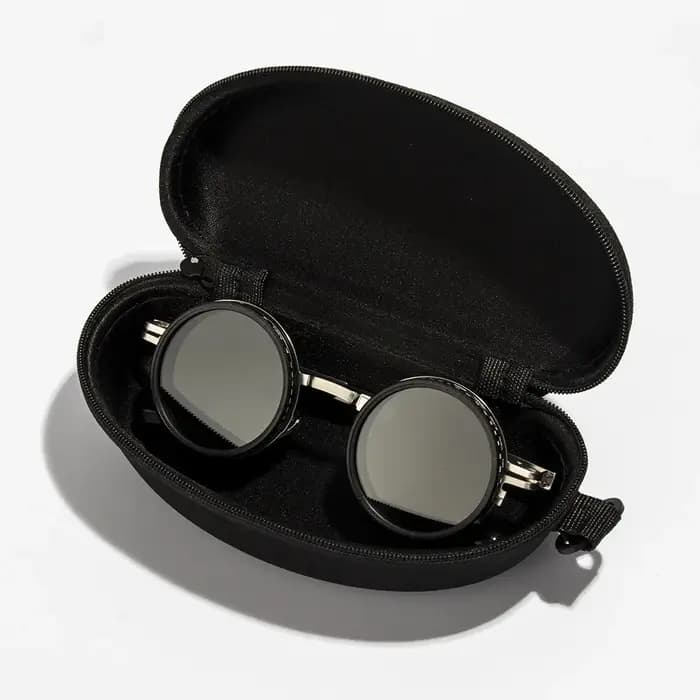 Lunettes de soleil ajustables ND2-400 à gradation 9 niveaux avec filtre ND, protection UV400, étui inclus, pour la pêche et la conduite