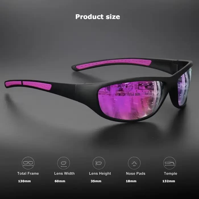 Lunettes de soleil de sport polarisées pour hommes et femmes