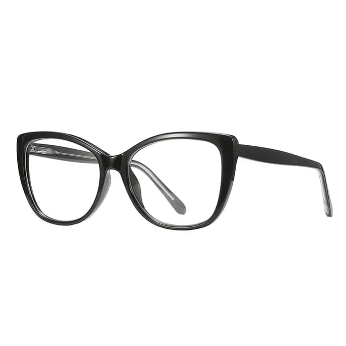 Gmei optique mode femmes lunettes oeil de chat cadre Transparent clair femme myopie Prescription