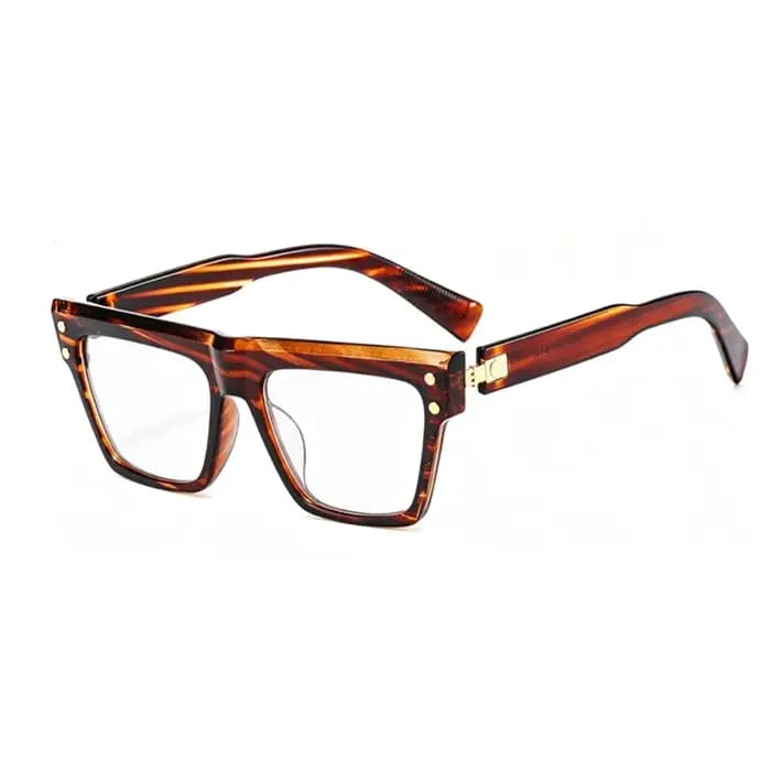 Lunettes de vue carrées surdimensionnées tendance