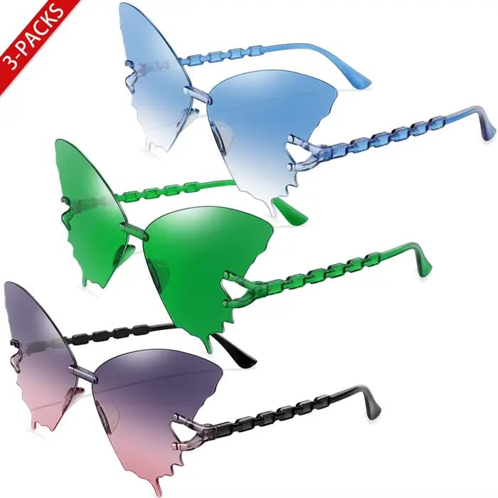 Lunettes papillon irrégulières pour femmes et hommes