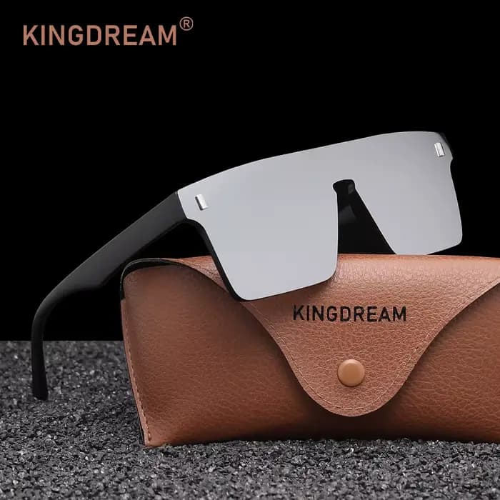KINGDREAM – lunettes de soleil polarisées sans monture pour hommes et femmes