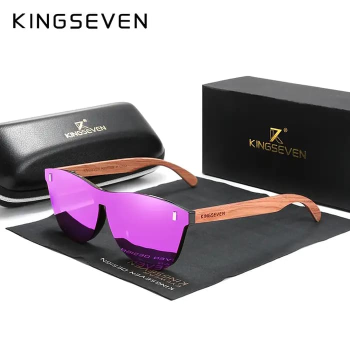 Lunettes de soleil polarisées en bois pour hommes et femmes