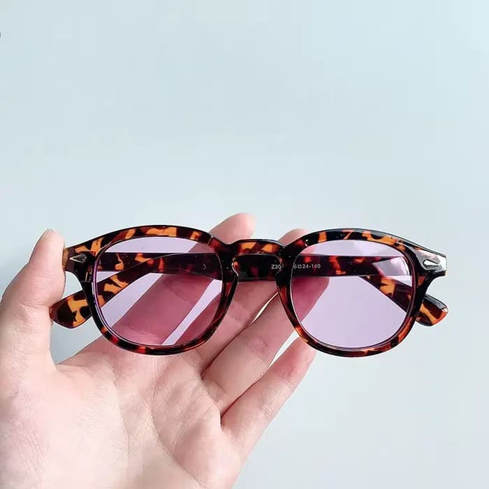 Lunettes de soleil rondes et ovales pour hommes et femmes