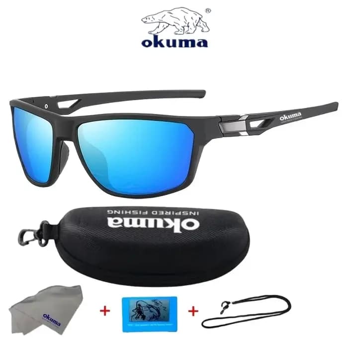 Les lunettes polarisées haute définition Okuma sont résistantes aux UV et conviennent aux sports de plein air et aux loisirs.