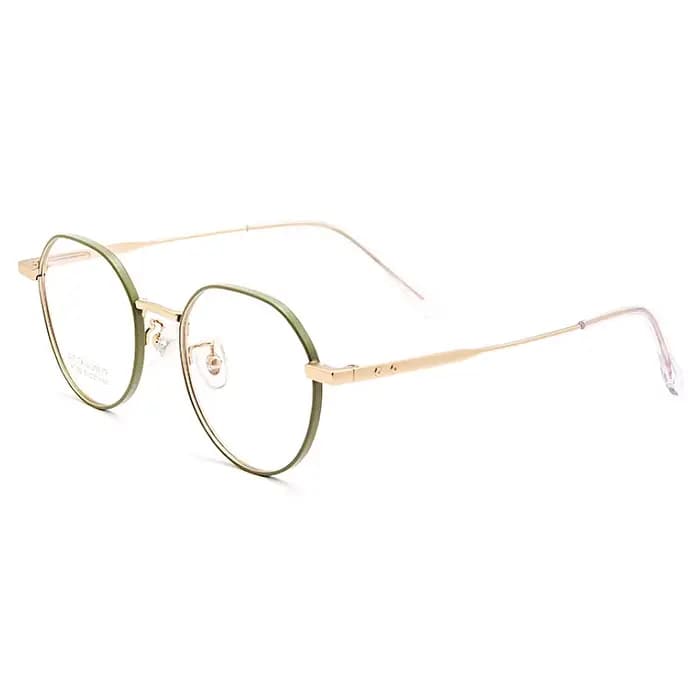 YIMARUILI nouveau Ultra léger large bord Design mode polygonal pur titane rétro myopie optique lunet
