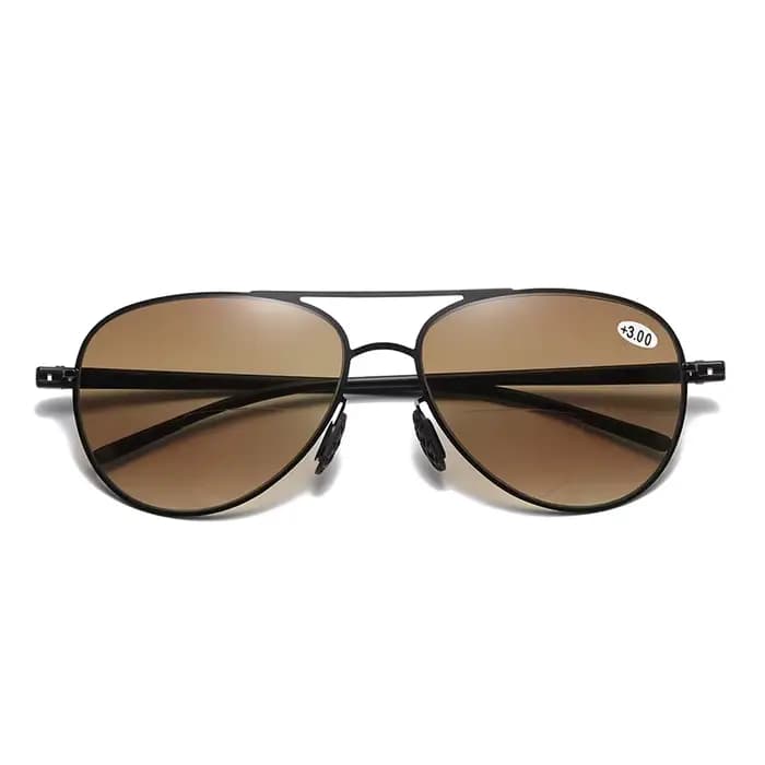 Lunettes de lecture double lumière pour hommes