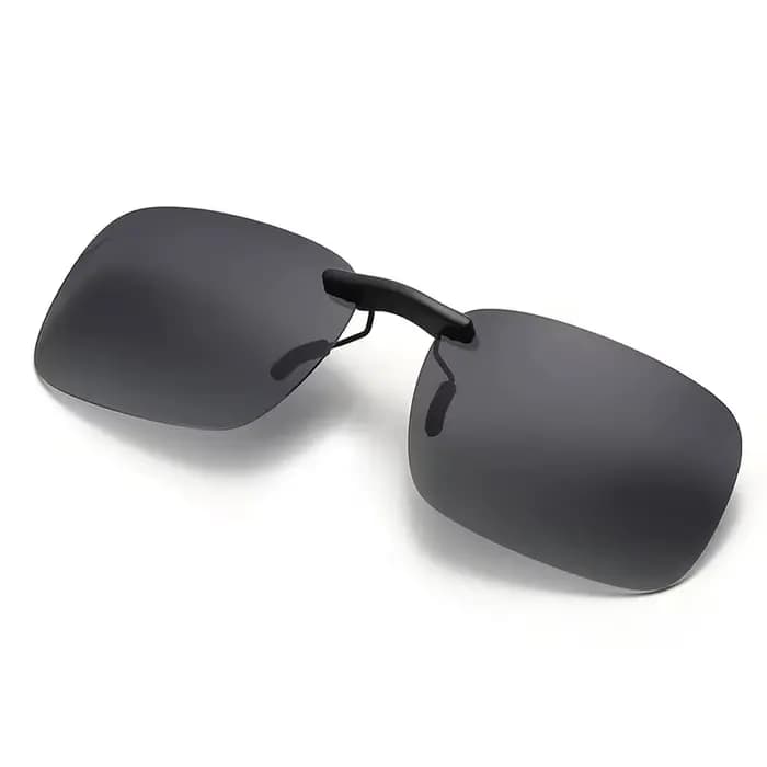 Lunettes de soleil à clipser pour hommes et femmes, lunettes de vision nocturne carrées, lunettes de