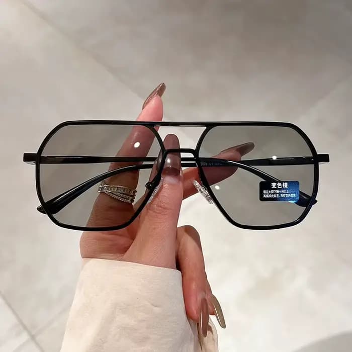 Lunettes photochromiques polarisées carrées