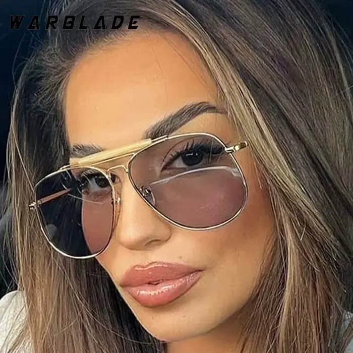 Nouvelles Lunettes de Soleil Aviateur Classiques en Métal pour Hommes et Femmes