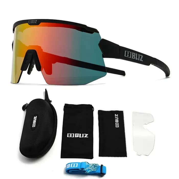 B BLIZ Breeze Premium lunettes de cyclisme UV400-2 HD lentille unisexe