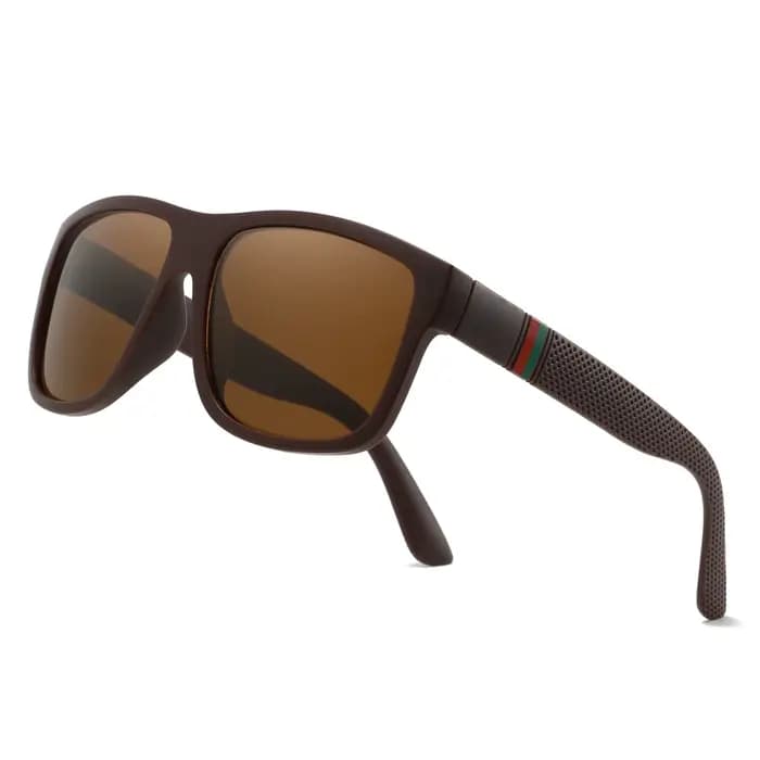 Marque classique hommes femmes carré UV400 lunettes de soleil en plein air