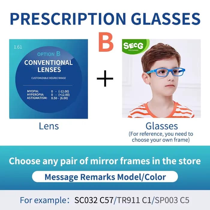 Protection contre les radiations personnalisée 1.61 asphère à haute index lentille optique transpare