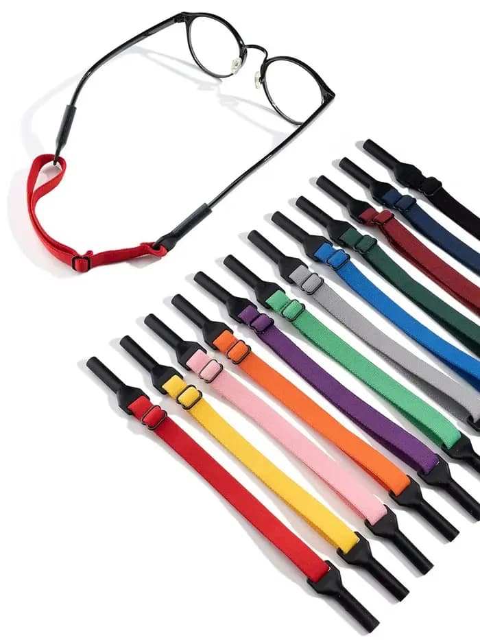 Chaîne de lunettes, taille réglable, corde élastique, sangle de lunettes, Sport, antidérapant et Ant