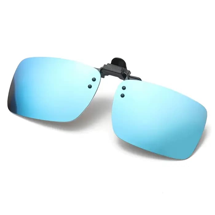 Lunettes de soleil polarisées carrées ultra légères à clipser