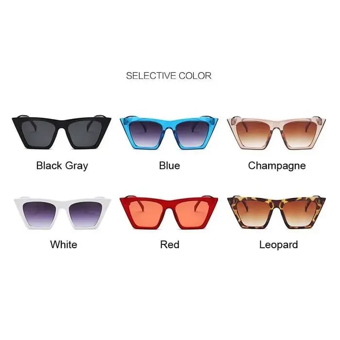 Mode lunettes De soleil carrées femme concepteur De luxe homme/femme oeil De chat