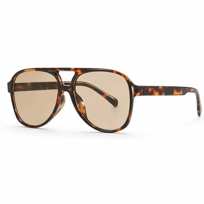 Lunettes de soleil aviateur vintage surdimensionnées pour femmes et hommes