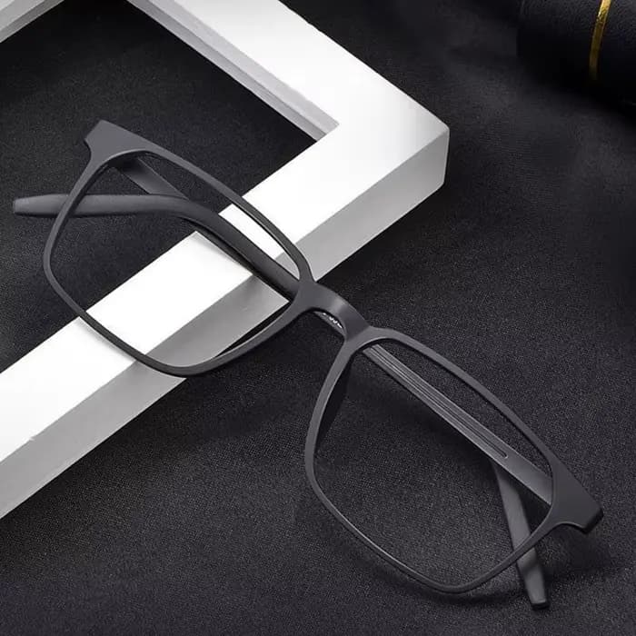 Lunettes de lecture multifocales progressives classiques en titane pur pour hommes, Anti-lumière ble