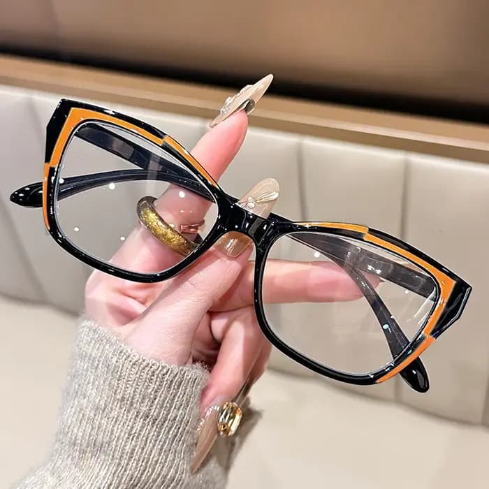 Lunettes de lecture élégantes pour femmes - Design color block tendance