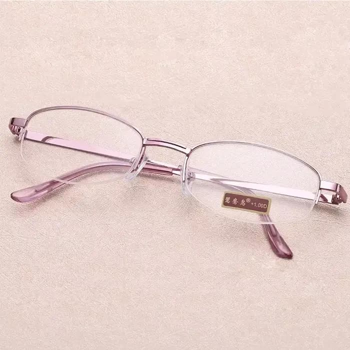 Lunettes de lecture Anti-fatigue pour femmes, lentille HD, monture métallique, presbytes, haute qual