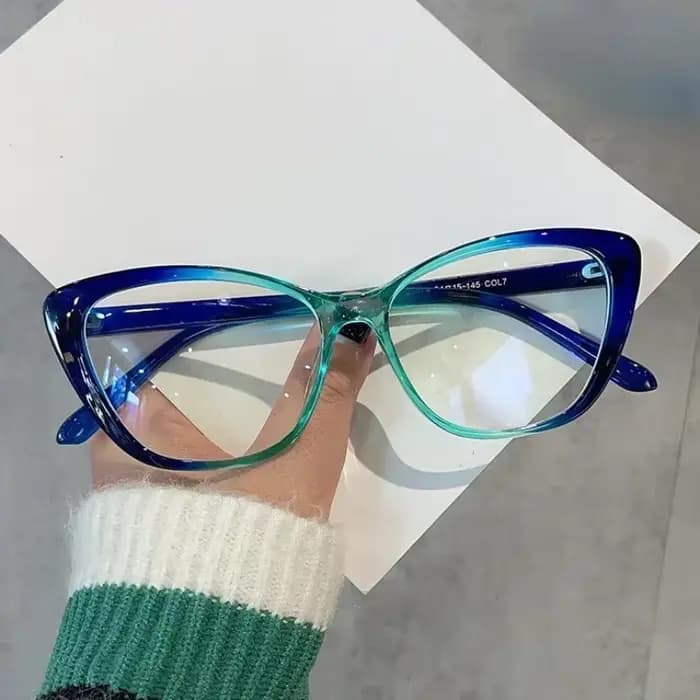 Lunettes de vue œil de chat violet