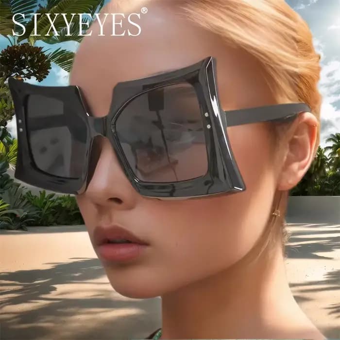 Lunettes de soleil oversize papillon 2026 pour femme – Tendance