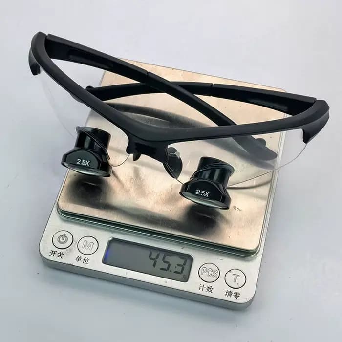 Loupes Galiléennes Ginghealy 24 TTL 2.5X/3.0X/3.5X IPD Personnalisables pour Usage Dentaire et Chirurgical