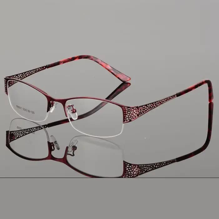 Reven Jate demi-monture lunettes cadre optique Prescription Semi-jante