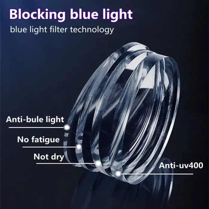 Lunettes de lecture Anti-lumière bleue en alliage de titane pour hommes, rétro carrées, pour jeux su