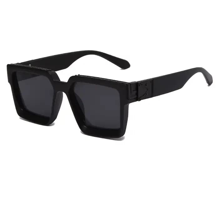 Rétro grand millionnaire lunettes De soleil pour hommes femmes Vintage carré