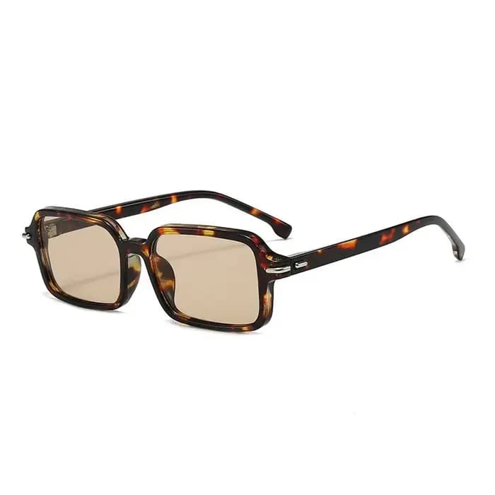 Lunettes de soleil rectangulaires à la mode pour hommes et femmes