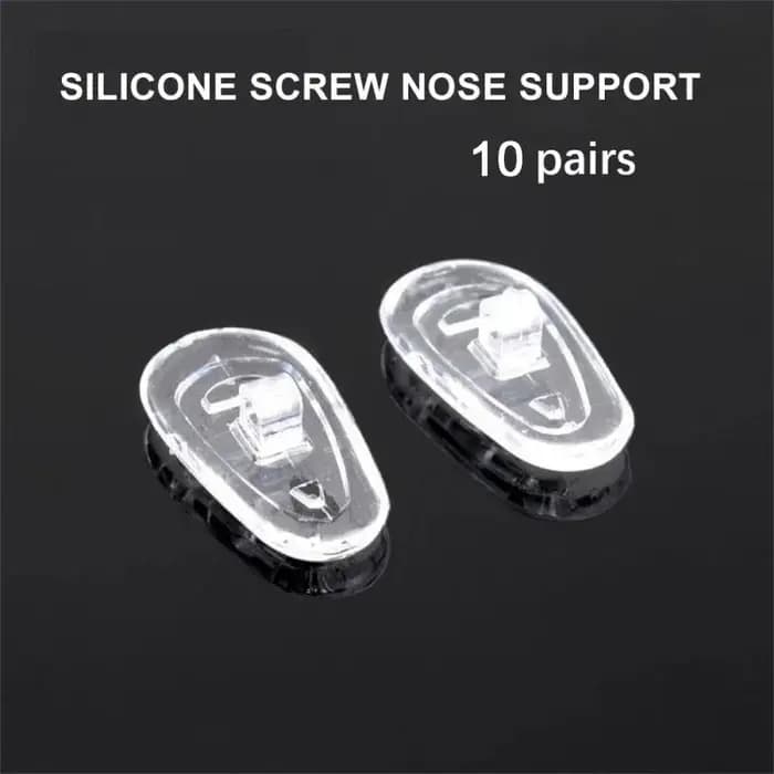 10/25/50 paires/ensemble plaquettes nasales en Silicone pour lunettes